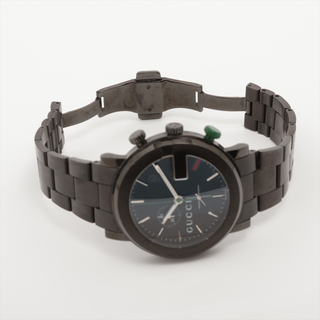 Gucci G-Chrono Chronograph Quartz Watch Stainless Steel and Leather