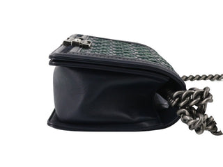 Chanel Boy Flap Bag Woven Calfskin