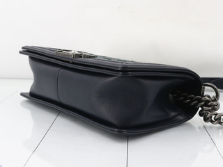 Chanel Boy Flap Bag Woven Calfskin