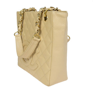 Chanel Petite Shopping Tote Quilted Caviar
