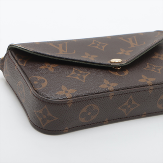 Louis Vuitton Felicie Strap & Go Handbag Monogram Canvas