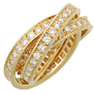Cartier Trinity Ring 18K Yellow Gold with Diamonds