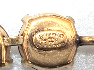 Chanel Vintage Charm Chain Bracelet Metal