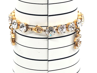 Chanel Vintage Charm Chain Bracelet Metal