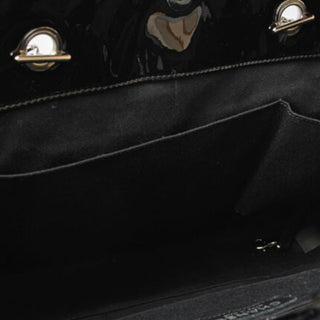 Chanel Vinyl Quilted Large In The Business Tote Black