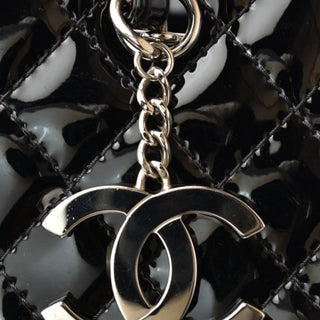 Chanel Vinyl Quilted Large In The Business Tote Black