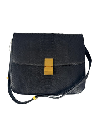 Celine Triomphe Shoulder Bag Python