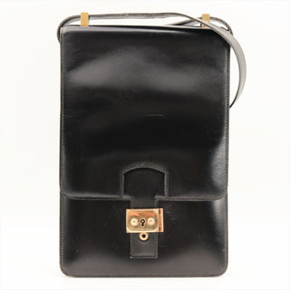 Hermes Vintage Shoulder Bag Embellished Leather