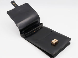 Hermes Vintage Shoulder Bag Embellished Leather