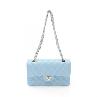 Chanel Timeless 23 Double Flap Baby Blue