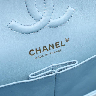 Chanel Timeless 23 Double Flap Baby Blue