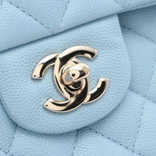 Chanel Timeless 23 Double Flap Baby Blue