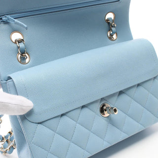 Chanel Timeless 23 Double Flap Baby Blue