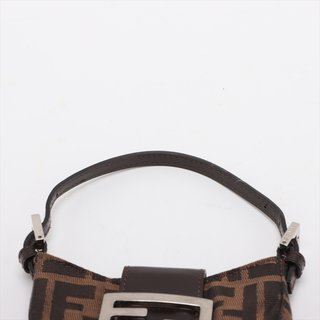 Fendi FF Logo Pouch Leather