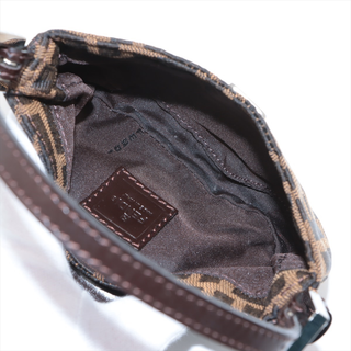 Fendi FF Logo Pouch Leather