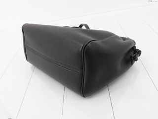 Celine Cuir Triomphe Cabas Drawstring Tote Leather