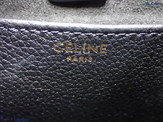 Celine Cuir Triomphe Cabas Drawstring Tote Leather