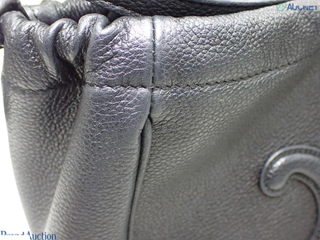 Celine Cuir Triomphe Cabas Drawstring Tote Leather