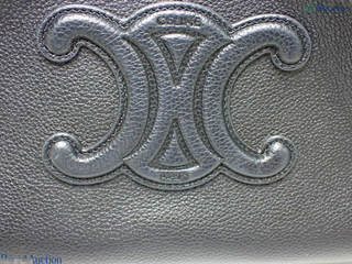 Celine Cuir Triomphe Cabas Drawstring Tote Leather