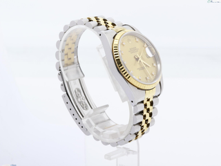 Rolex Oyster Perpetual Datejust Automatic Watch Stainless Steel and Yellow Gold
