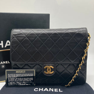 Chanel Vintage Classic Single Flap Bag Quilted Lambskin
