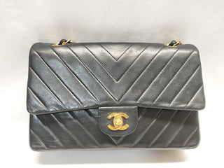 Chanel Timeless - Classic Double Flap Bag Chevron Caviar