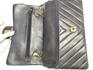 Chanel Timeless - Classic Double Flap Bag Chevron Caviar