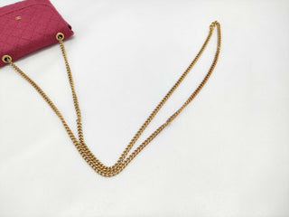 Chanel Classic Flap Card Holder on Chain Quilted Jersey