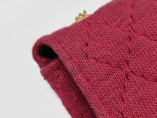 Chanel Classic Flap Card Holder on Chain Quilted Jersey