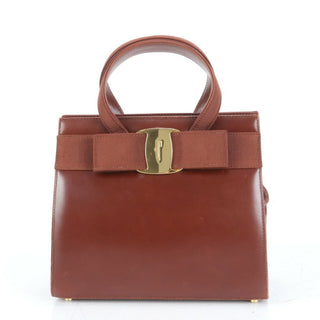 Salvatore Ferragamo Vara Bow Chain Evening Bag Patent