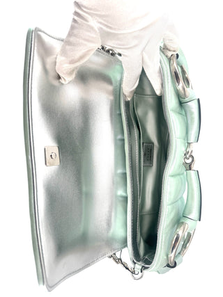 Gucci Horsebit Chain Shoulder Bag Vertical Quilted Leather