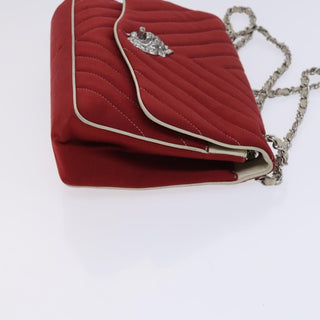 Chanel Chevron Quilted Leo Lion Single Flap Bag Jersey and leather