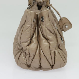 Miu Miu Coffer Convertible Satchel Matelasse Leather