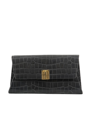 Tom Ford Flap Clutch Crocodile