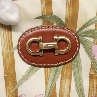 Salvatore Ferragamo Gancini Zip Pouch Leather