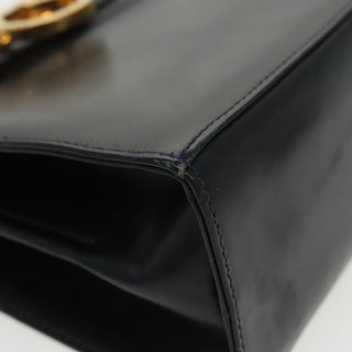 Salvatore Ferragamo Convertible Top Handle Bag Leather