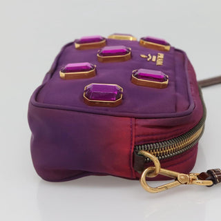 Prada Tessuto pietre Crossbody Crystal