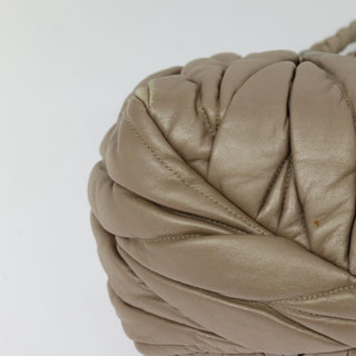 Miu Miu Coffer Convertible Satchel Matelasse Leather