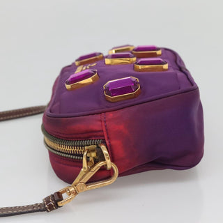 Prada Tessuto pietre Crossbody Crystal