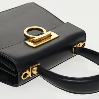 Salvatore Ferragamo Convertible Top Handle Bag Leather