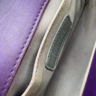 Chanel Boy Flap Bag Quilted Velvet