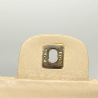 Chanel Vintage Square Classic Double Flap Bag Quilted Leather