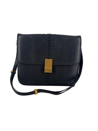 Celine Triomphe Shoulder Bag Python