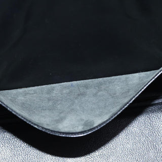 Hermes Birkin Handbag Black Clemence with Palladium Hardware