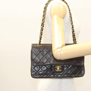 Chanel Vintage Classic Double Flap Bag Quilted Lambskin
