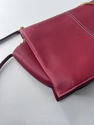 Celine Tri-Fold Shoulder Bag Smooth Calfskin