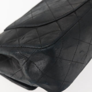 Chanel Vintage Square Classic Double Flap Bag Quilted Leather