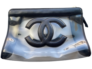 Chanel Cosmetic pouch vinyl Cosmetic pouch vinyl