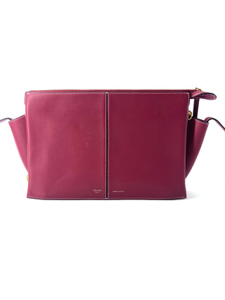 Celine Tri-Fold Shoulder Bag Smooth Calfskin