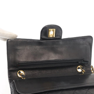 Chanel Vintage Square Classic Double Flap Bag Quilted Leather